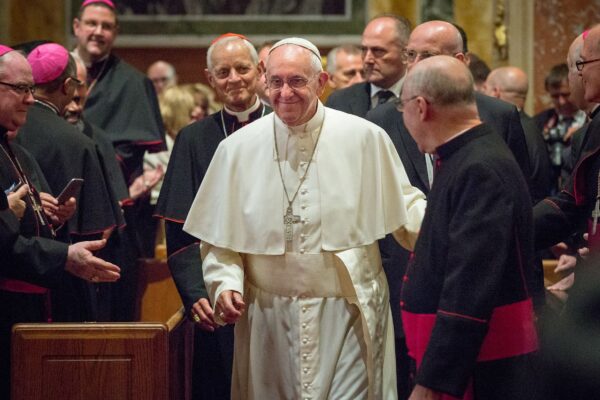 Lisa Johnston | lisajohnston@archstl.org  | Twitter: @aeternusphoto Pope Francis visited Cathedral of St. Matthew the Apostle Washington, DC to join with 300 Bishops from across the United States to pray Midday Prayer.