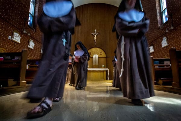 The Poor Clare nuns prayed Midday prayer together in their chapel  at the Monastery of St. Clare and the Immaculate Conception in St. Louis, MO on Monday, Aug. 05, 2019.

Lisa Johnston | lisajohnston@archstl.org  | Twitter: @aeternusphoto