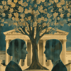 lala1967_Young_female_and_male_lawyers_intricately_woven_inside_0593a477-ef58-434a-ad1f-02106b674414